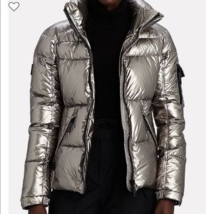 SAM. Freestyle Down Puffer Jacket size XS in silver